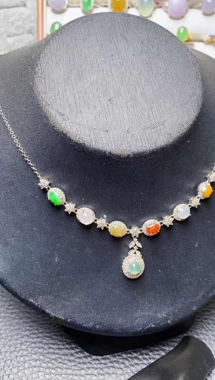 银S925镶嵌戒指翡翠2675