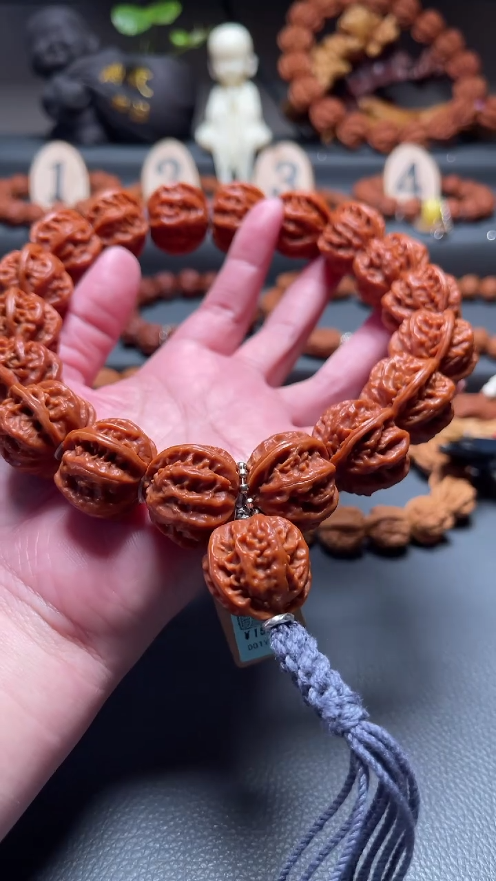 【闪购商品】文玩核桃吊坠文玩手串