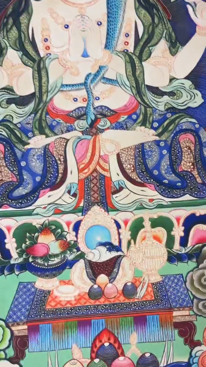 装裱画唐卡藏艺阁高端绘画作品TK16044