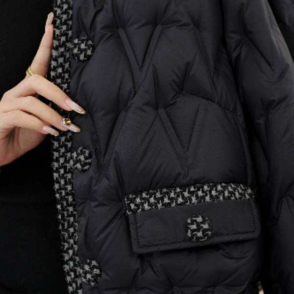 【甄选大朵鸭绒】2025杭州原版正品保暖高级感羽绒服R100