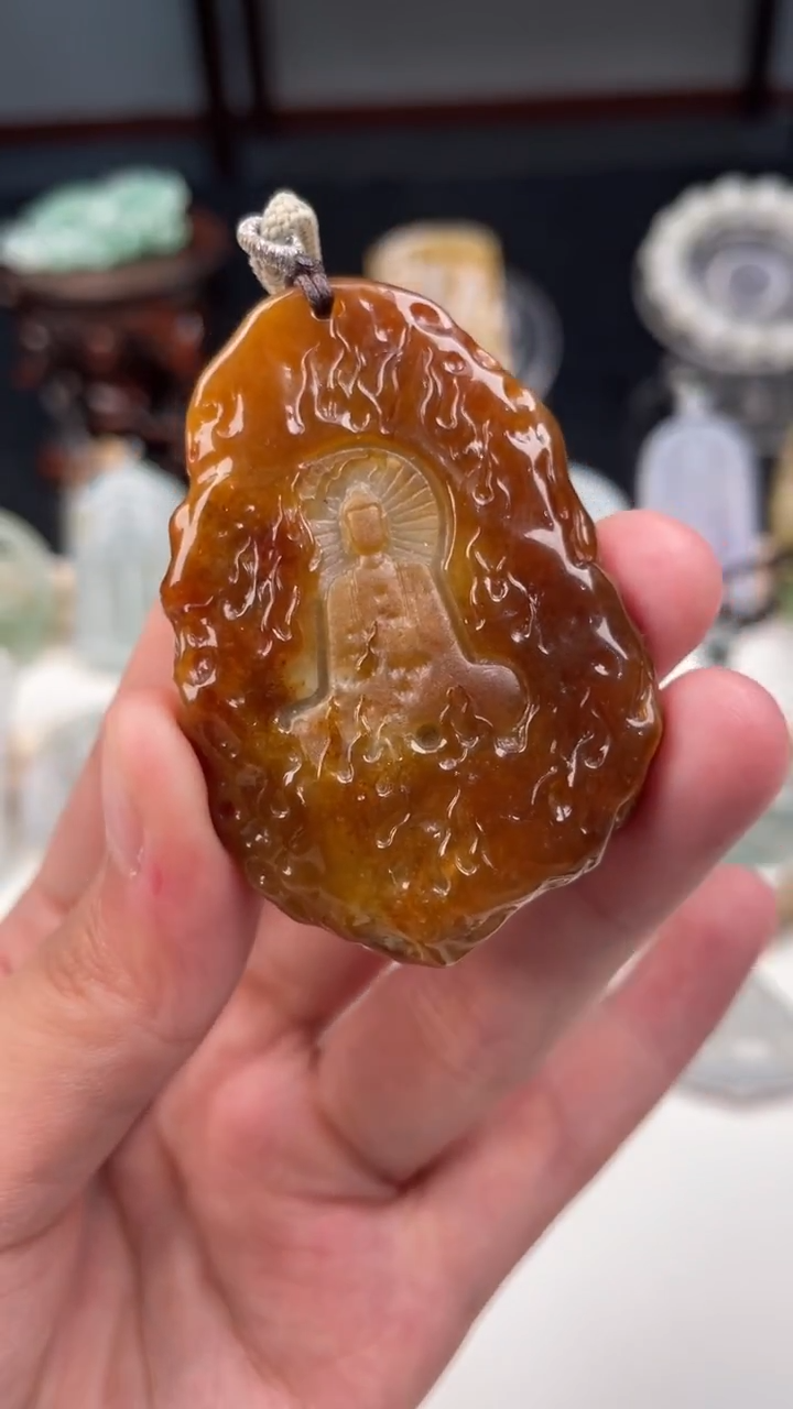 【闪购商品】翡翠吊坠(不含链)未镶嵌天然缅甸A货翡翠吊坠