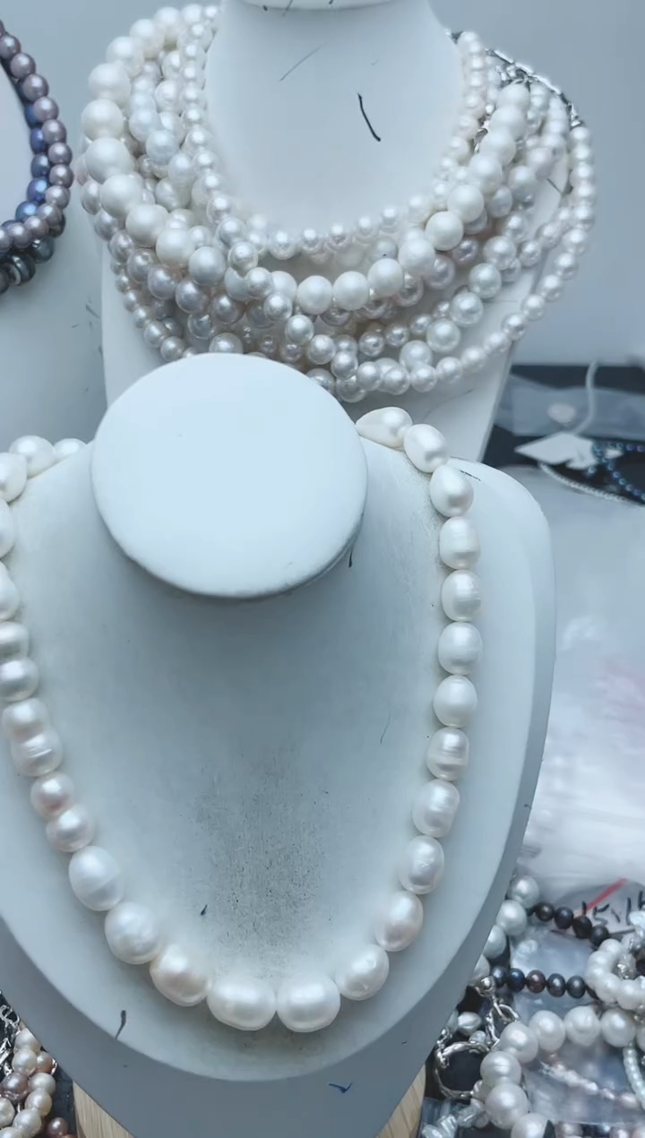 【闪购商品】淡水珍珠颈饰钛钢4