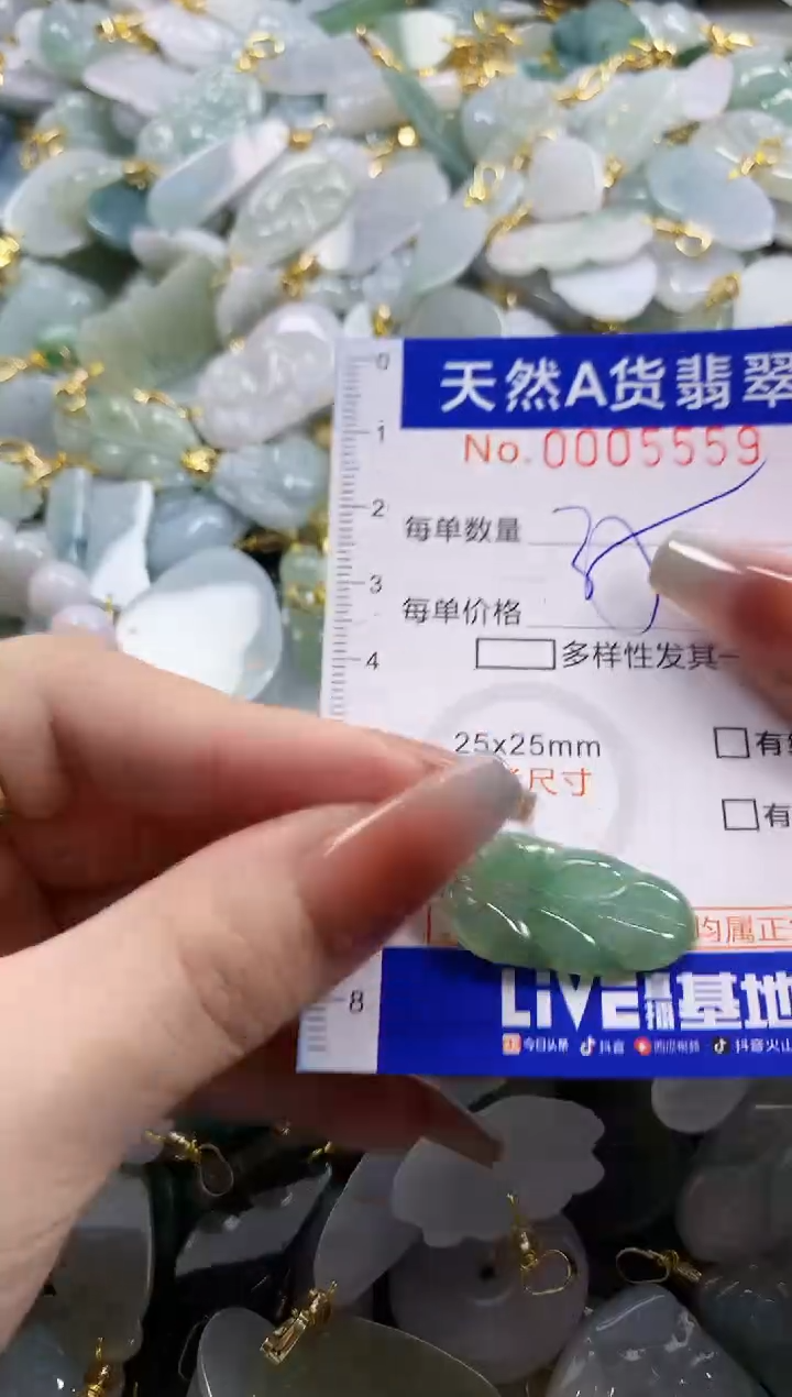 颈饰未镶嵌翡翠天然A货翡翠