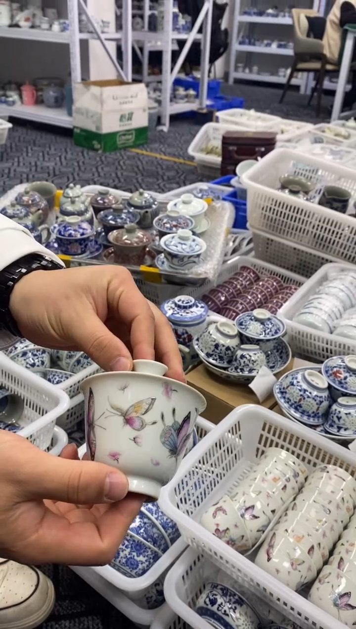 摆件陶景德陶瓷茶具容量约110