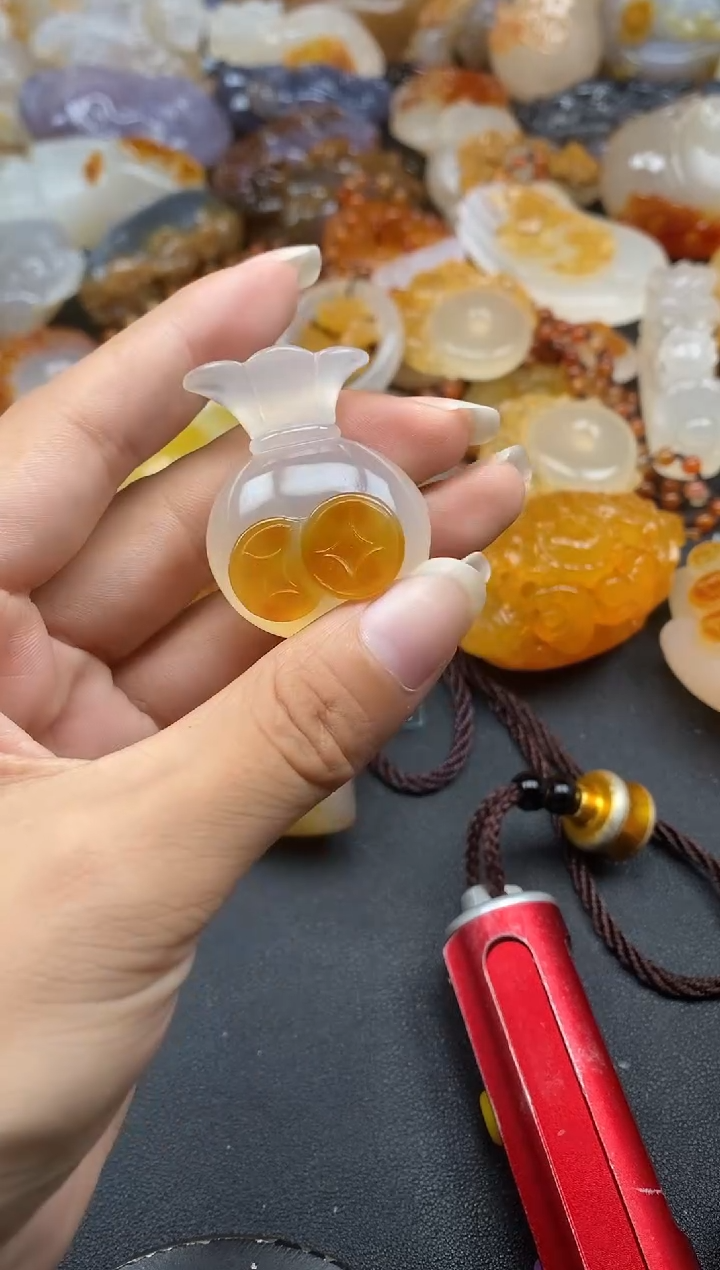 未镶嵌1玛瑙/玉髓周*姨ll