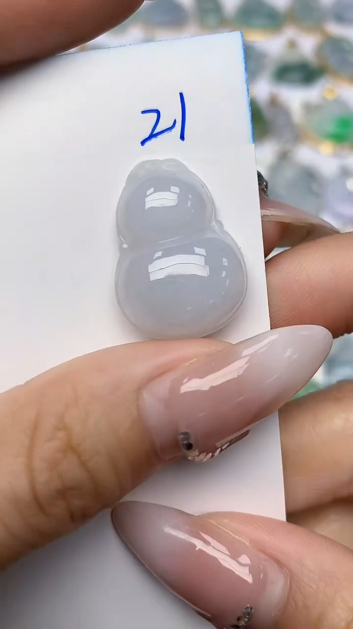 【闪购商品】翡翠颈饰18K金镶嵌天然翡翠A货