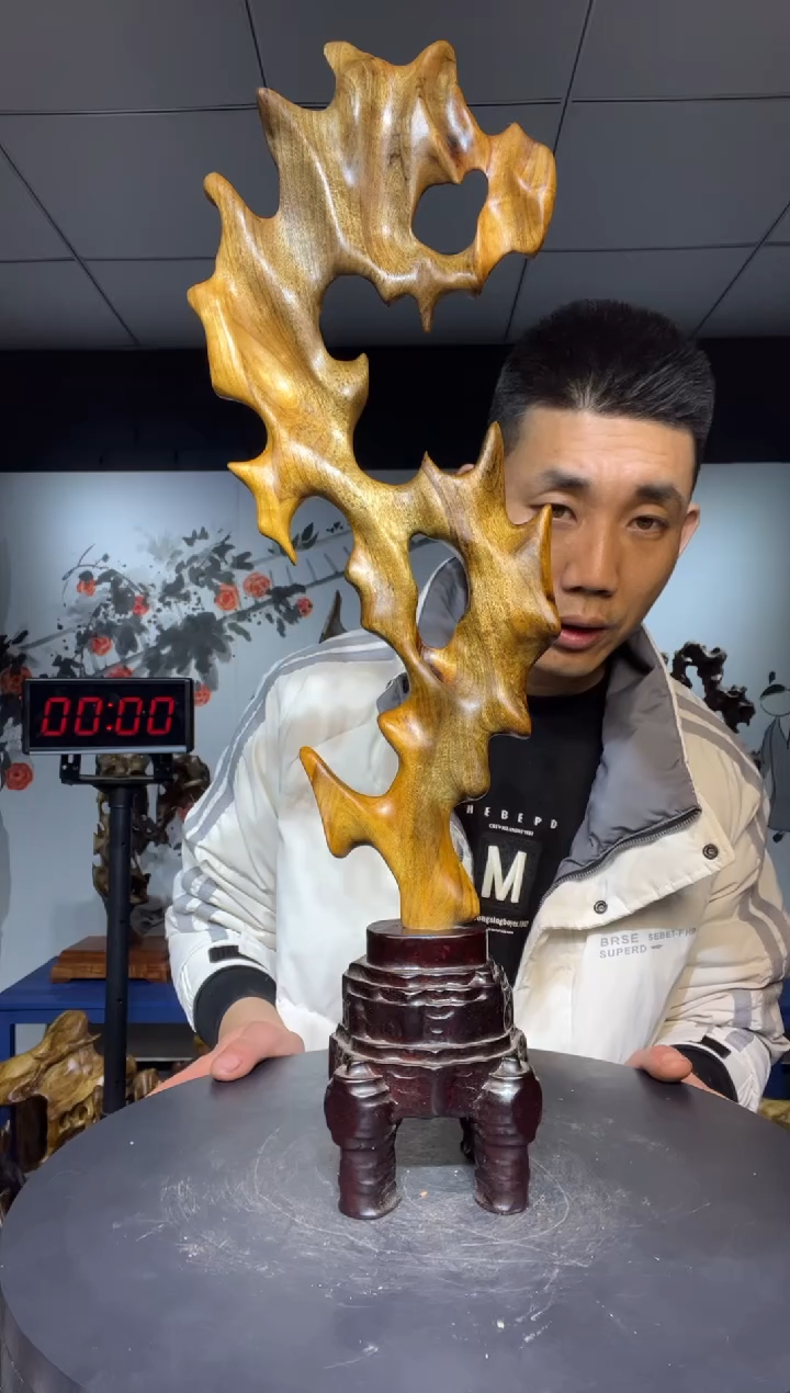 【闪购商品】金丝楠木雕金丝楠木工艺品摆件