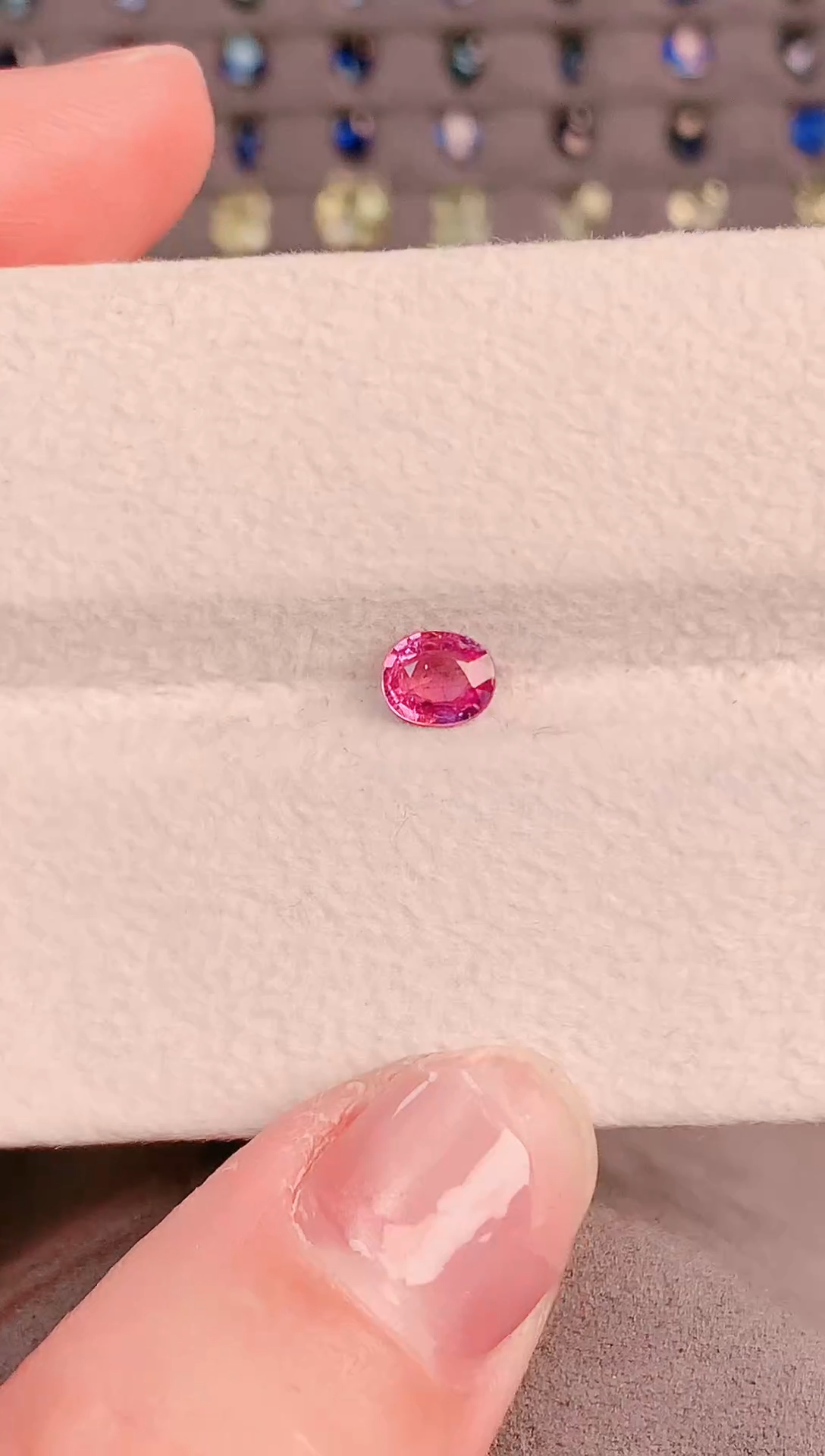 未镶嵌珠宝半成品碧玺天然卢比莱0.5ct