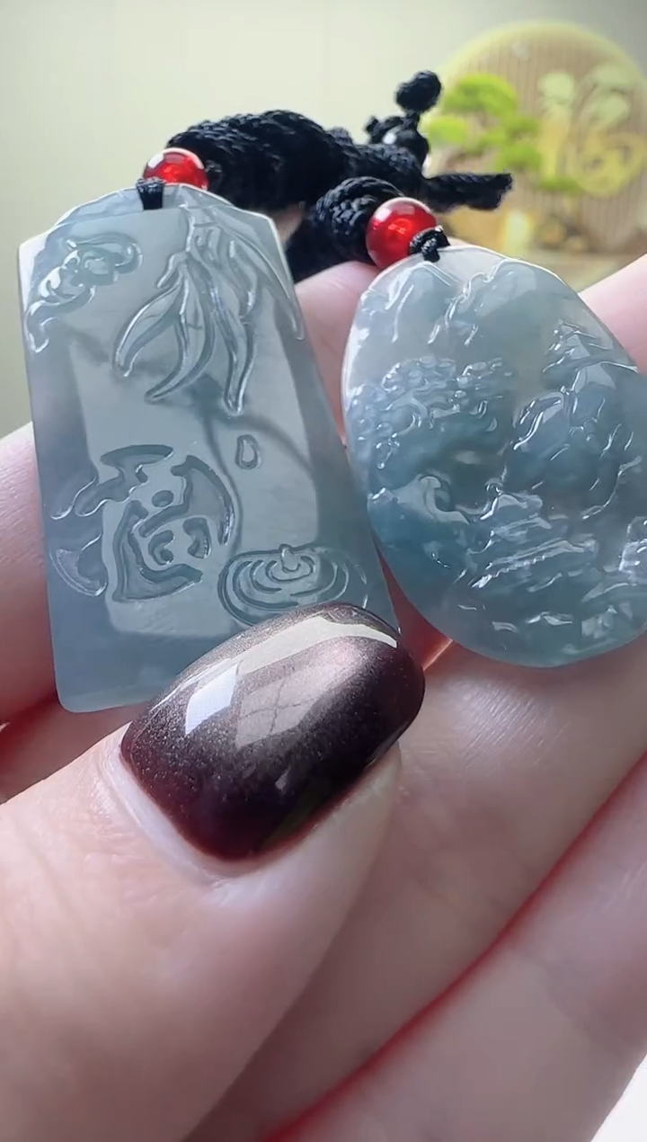 颈饰未镶嵌翡翠多样性随机发其一 