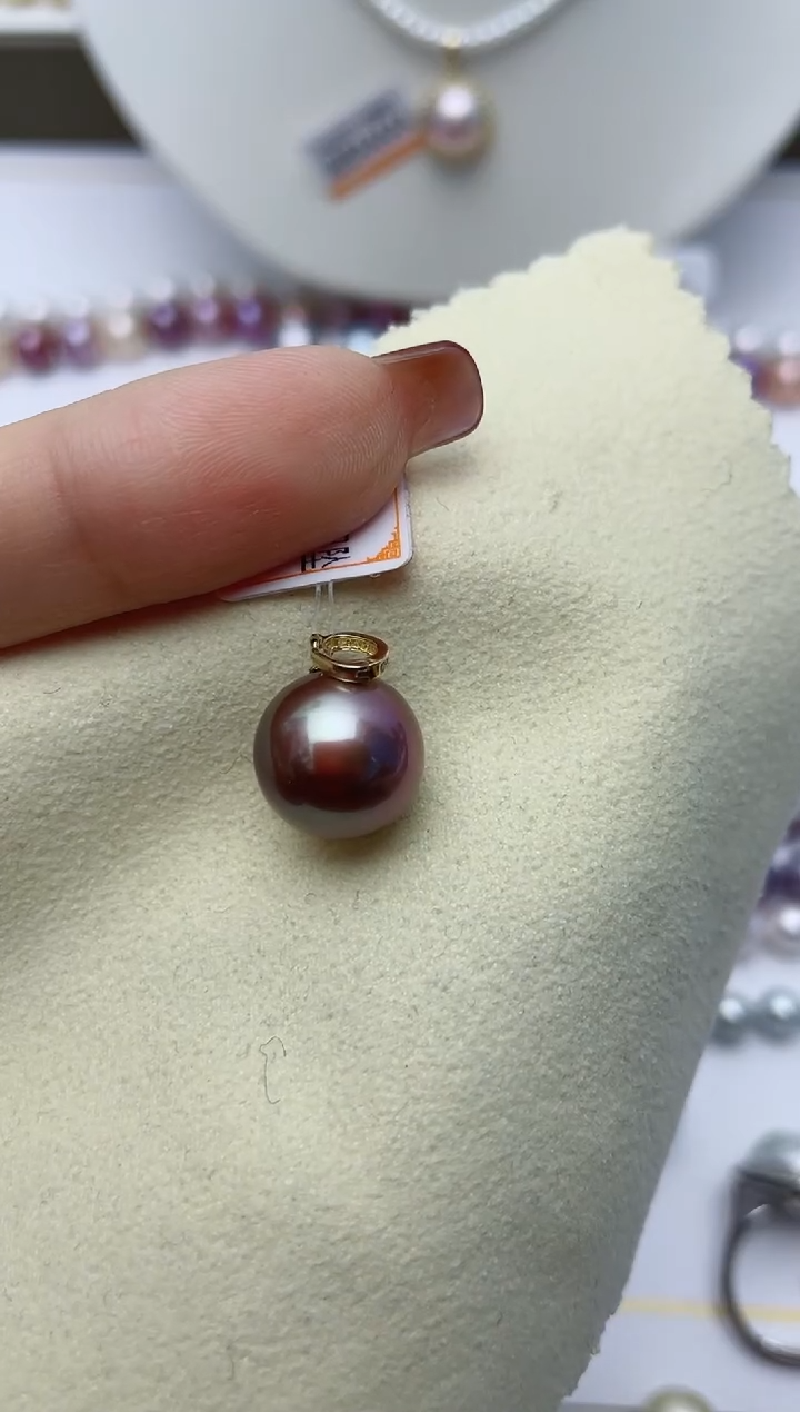 【闪购商品】淡水珍珠颈饰18K金镶嵌W110