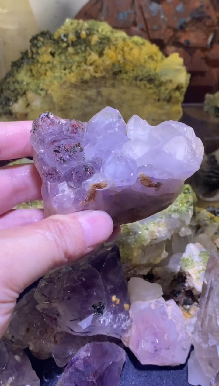 未镶嵌珠宝半成品水晶102号188g四川超七花园水晶原石