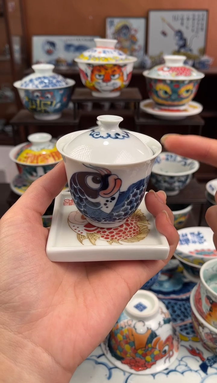 拙明院（清仓价格）盖碗+杯垫
