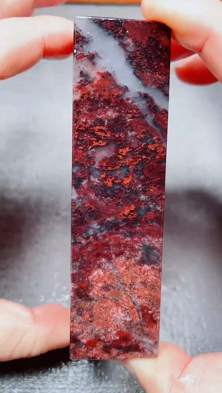 玉桂林鸡血玉素章--19