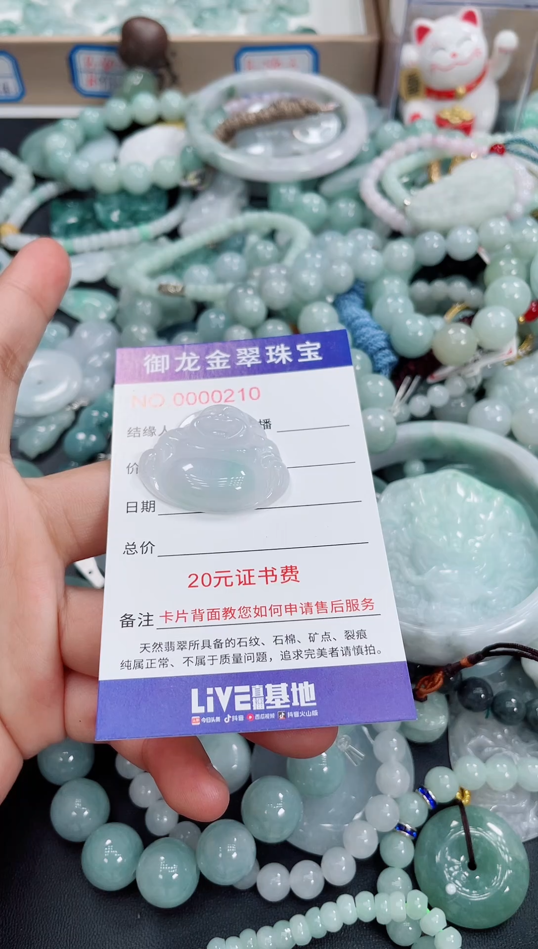 翡翠未镶嵌颈饰?102