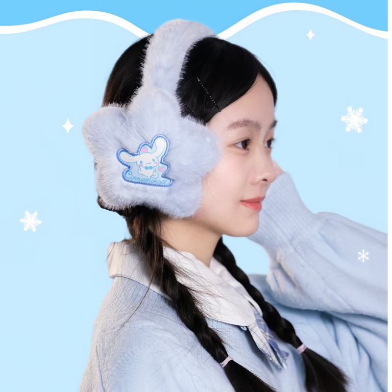 【LB-24286】儿童成人蓝色耳暖耳罩保暖饰品