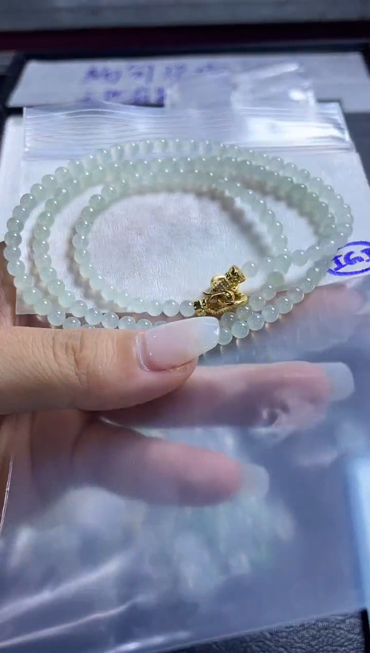 未镶嵌定制翡翠项链