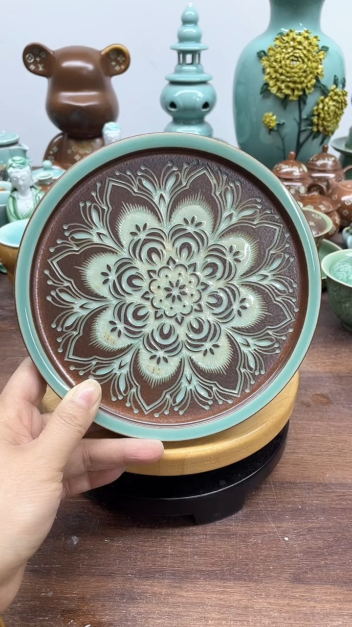 特价青瓷 慧语瓷坊 17.5厘米