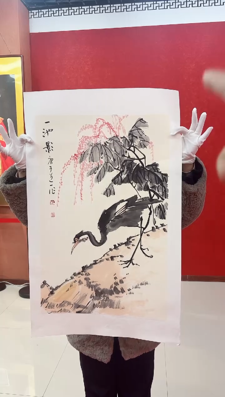 【闪购商品】国画国画道一老师亲笔绘画作品D3