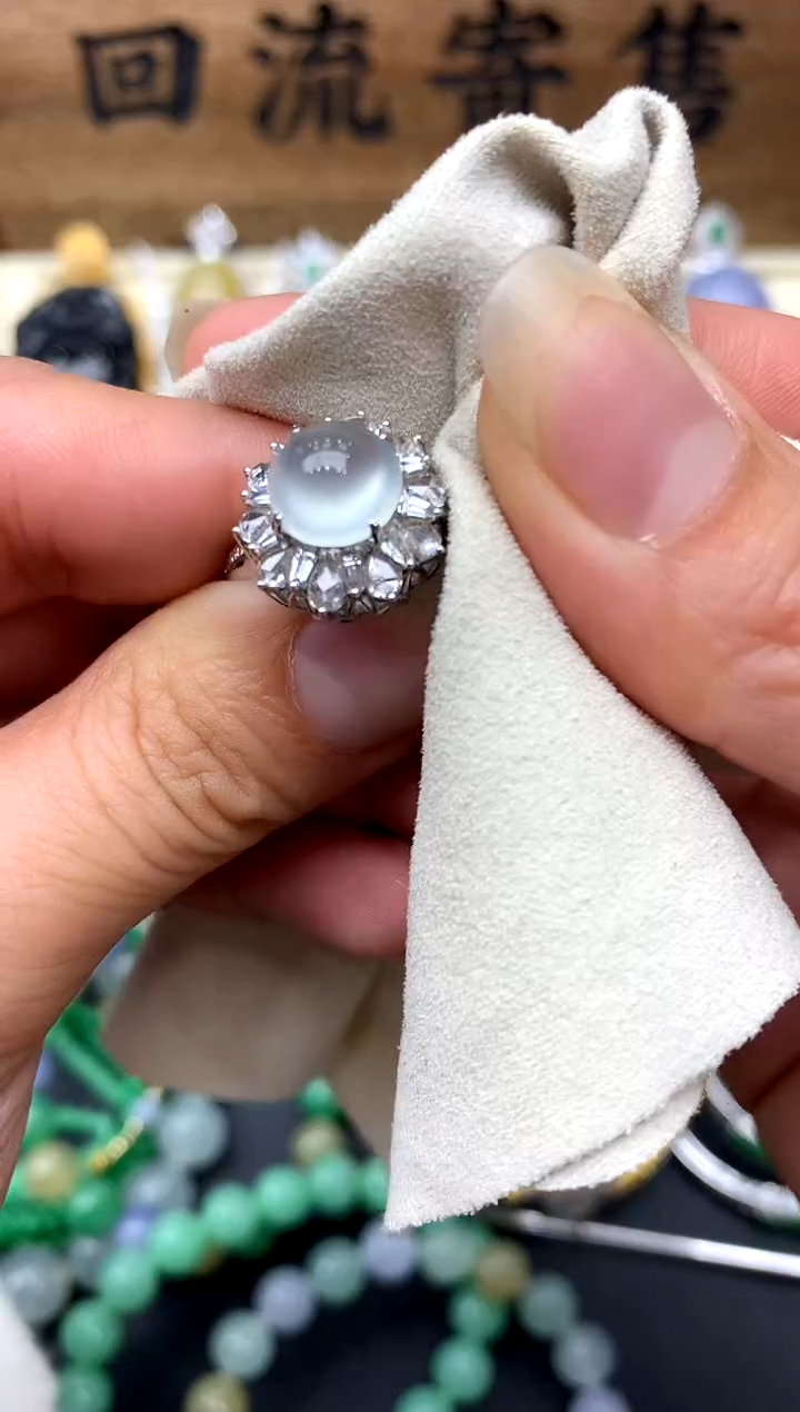 【闪购商品】翡翠戒指18K金镶嵌469-中国好珍宝