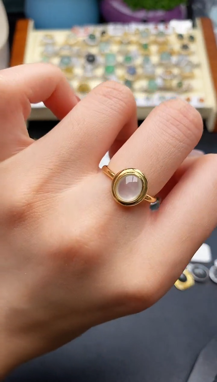 翡翠银S925镶嵌戒指11111111+10