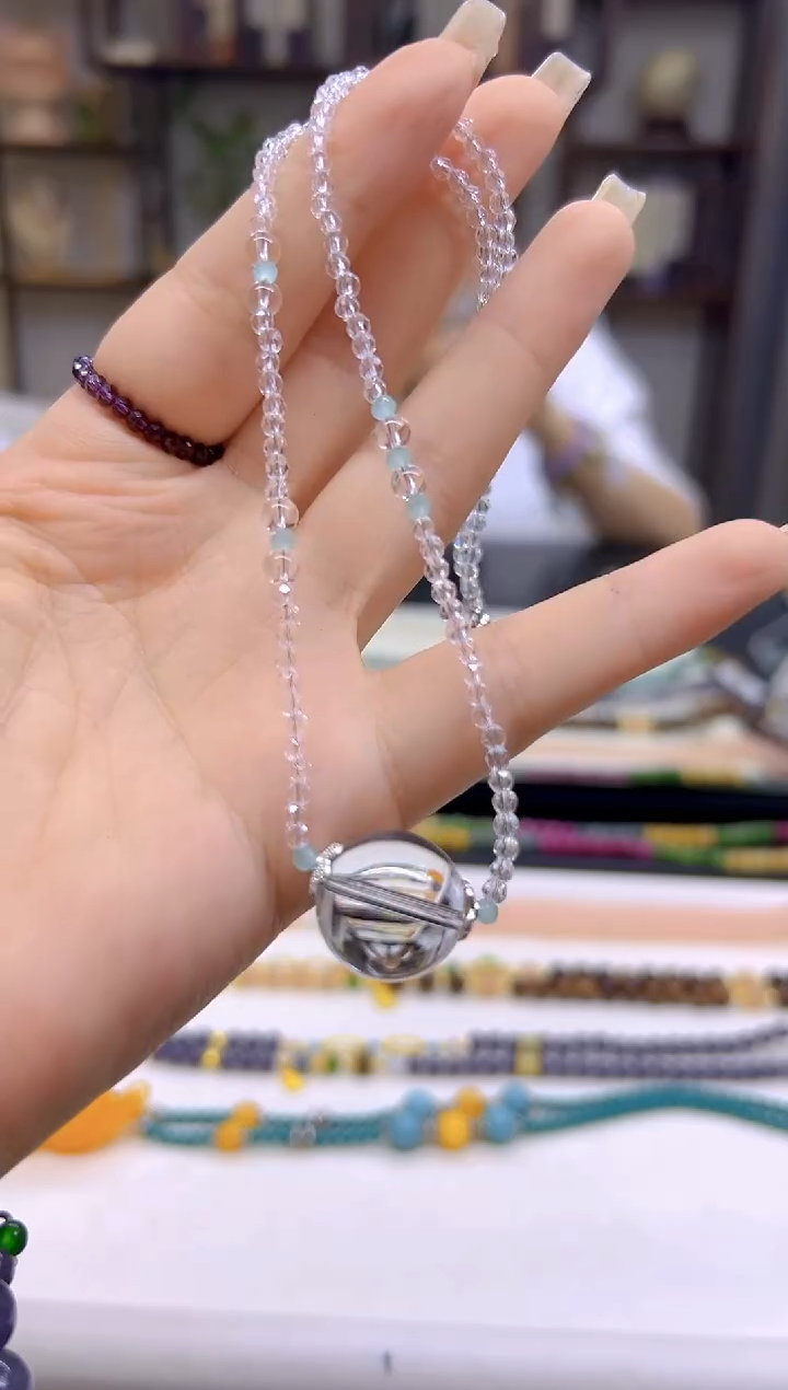 未镶嵌颈饰水晶DIY款X656