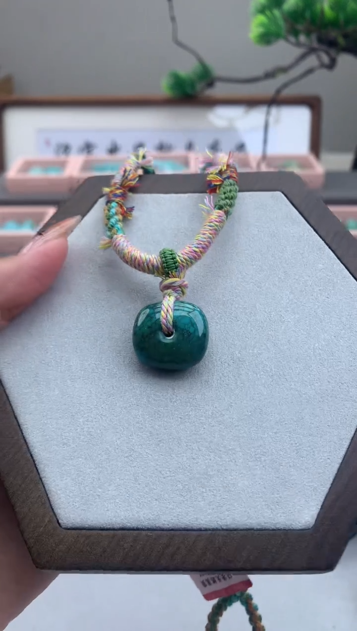 绿松石未镶嵌锁骨链C101