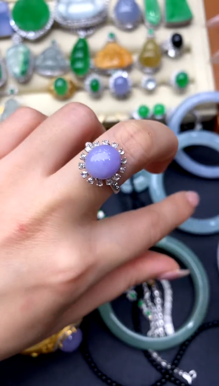 【闪购商品】翡翠戒指18K金镶嵌359-中国好珍宝