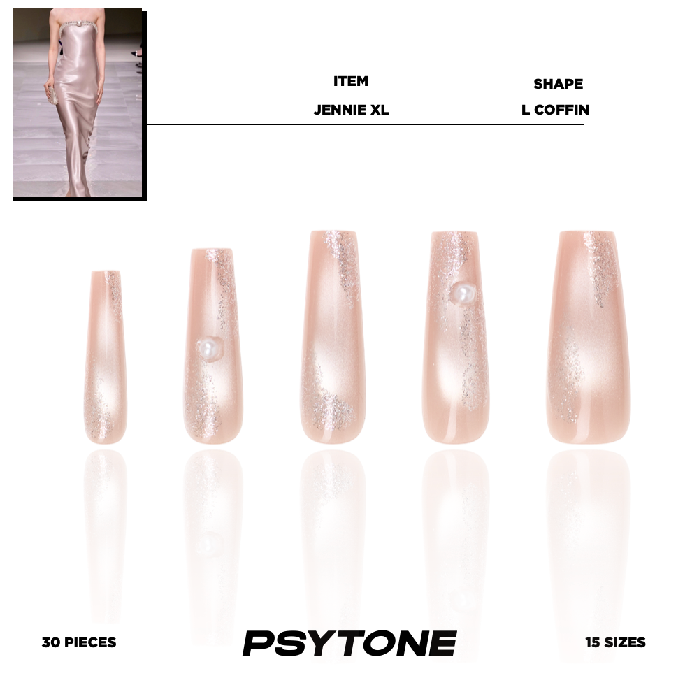 幻调珍你 Jennie | 猫眼长杏仁穿戴甲中长款美甲高质量穿戴甲片