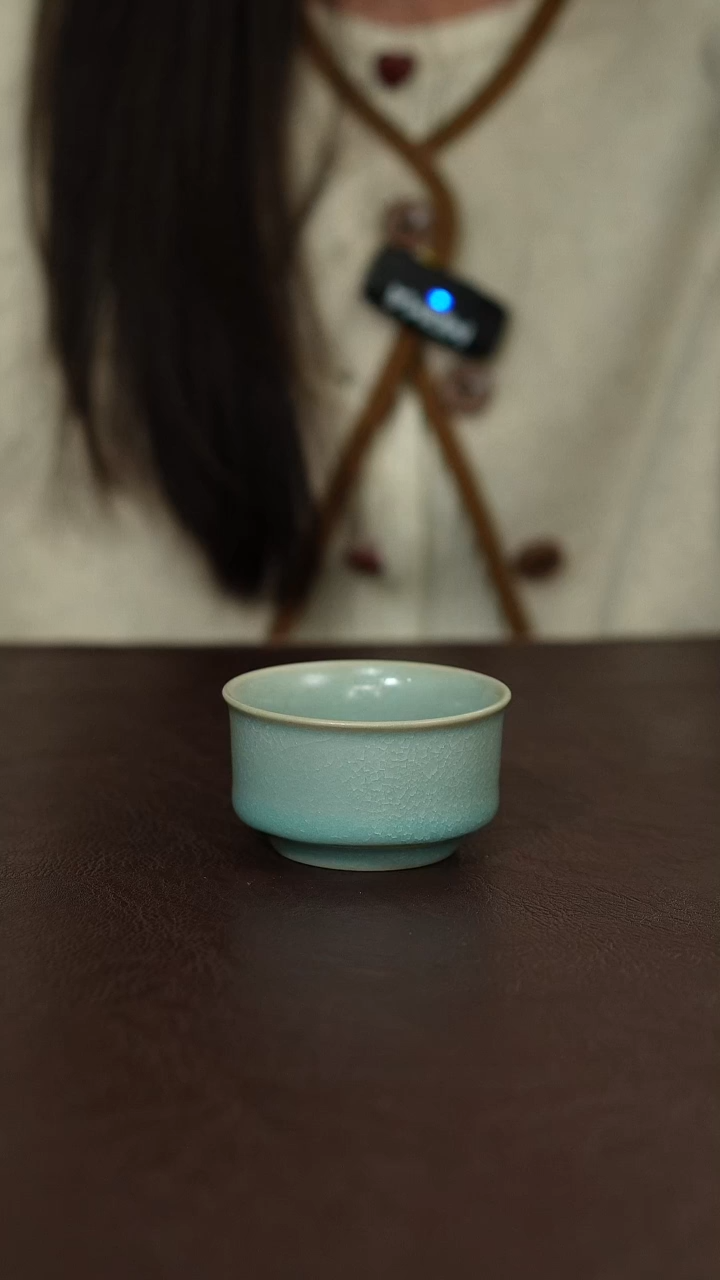 摆件陶原矿原釉汝宋汝瓷