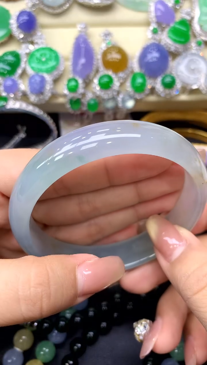 未镶嵌手镯翡翠394-中国好珍宝