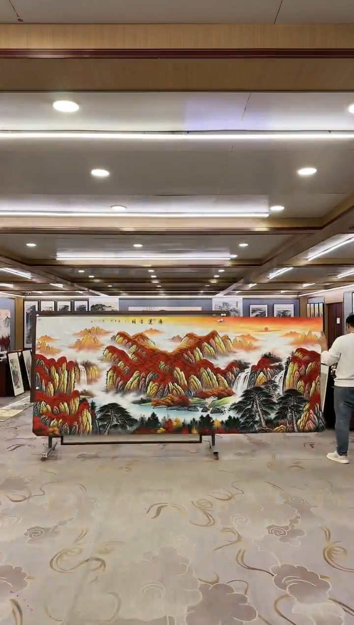 绘画一-刘雪红-大丈二-山水国画