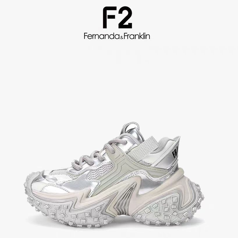 F2潮牌潮鞋嘲风男女情侣四季舒适吸汗透气锁温潮流鞋