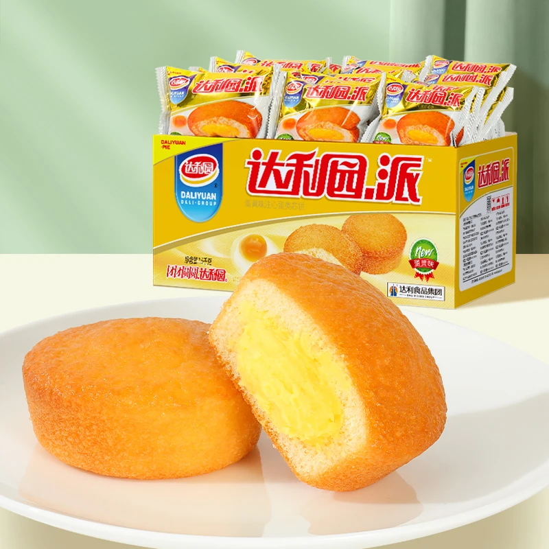 达利园蛋黄派整箱早餐面包蛋糕糕点零食小吃营养充饥吃的食品休闲