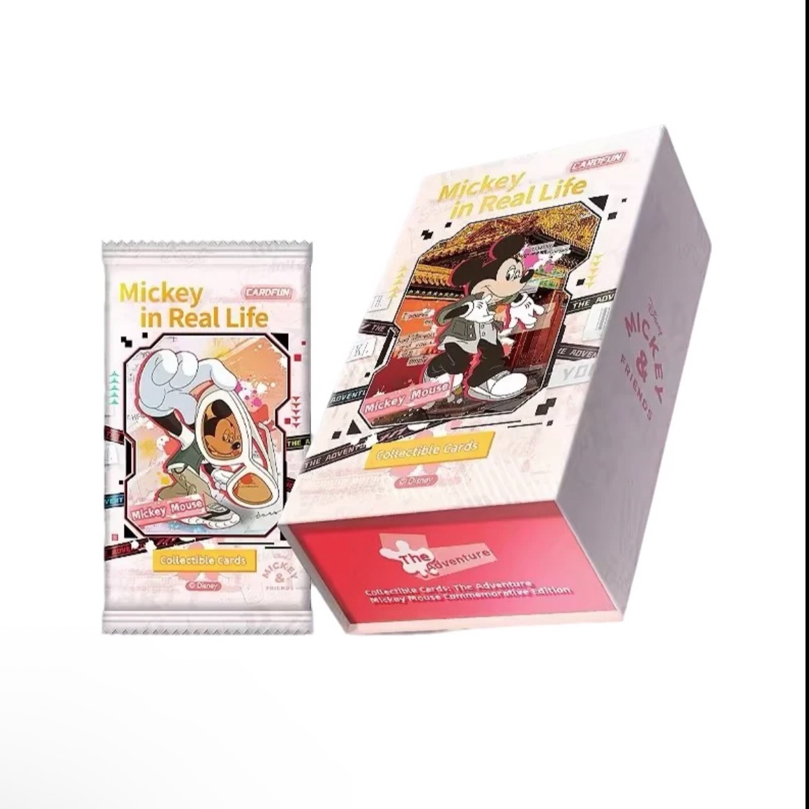 【平拆】集卡社米奇纪念版收藏卡“奇”遇记正版授权收藏卡牌盲盒    