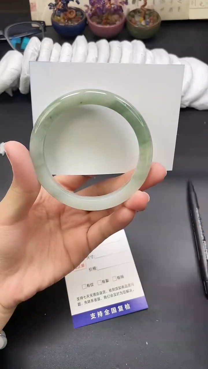 未镶嵌手镯石英质玉A110-59`60