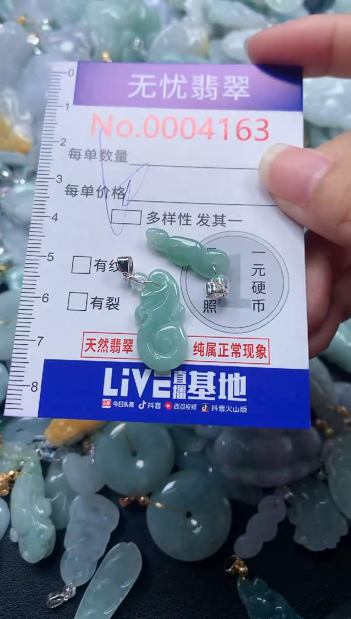 颈饰未镶嵌翡翠4163
