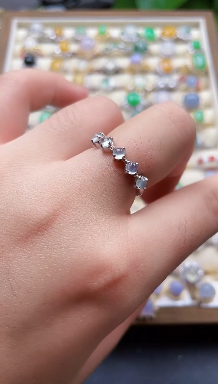 银S925镶嵌戒指翡翠12