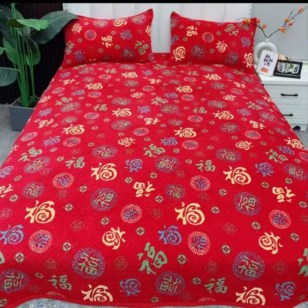 【2026新款 牛奶绒床盖】高档床品双面夹棉不跑床大盖毯可机洗Z