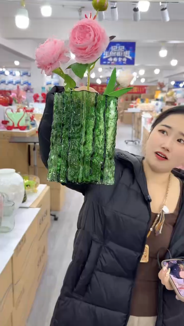 【闪购商品】琉璃昕洋花器X-品36