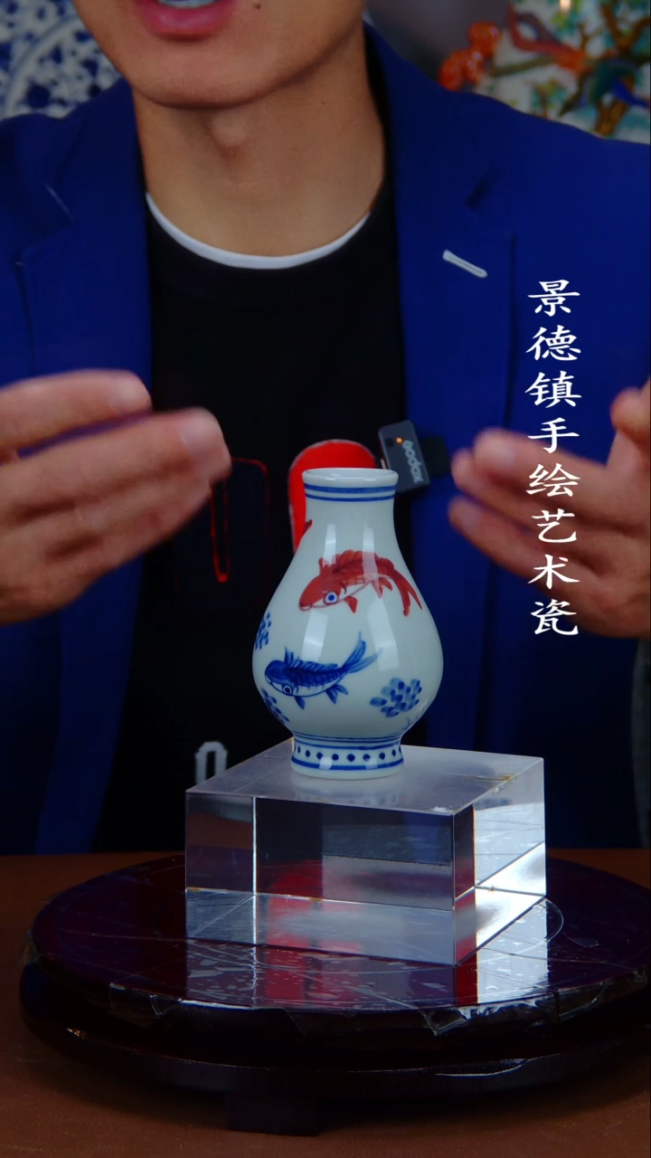 瓶陶景德镇手工手绘陶瓷摆件景德镇手工手绘陶瓷摆件7