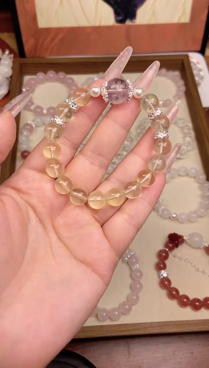 【闪购商品】水晶手链未镶嵌黄水晶