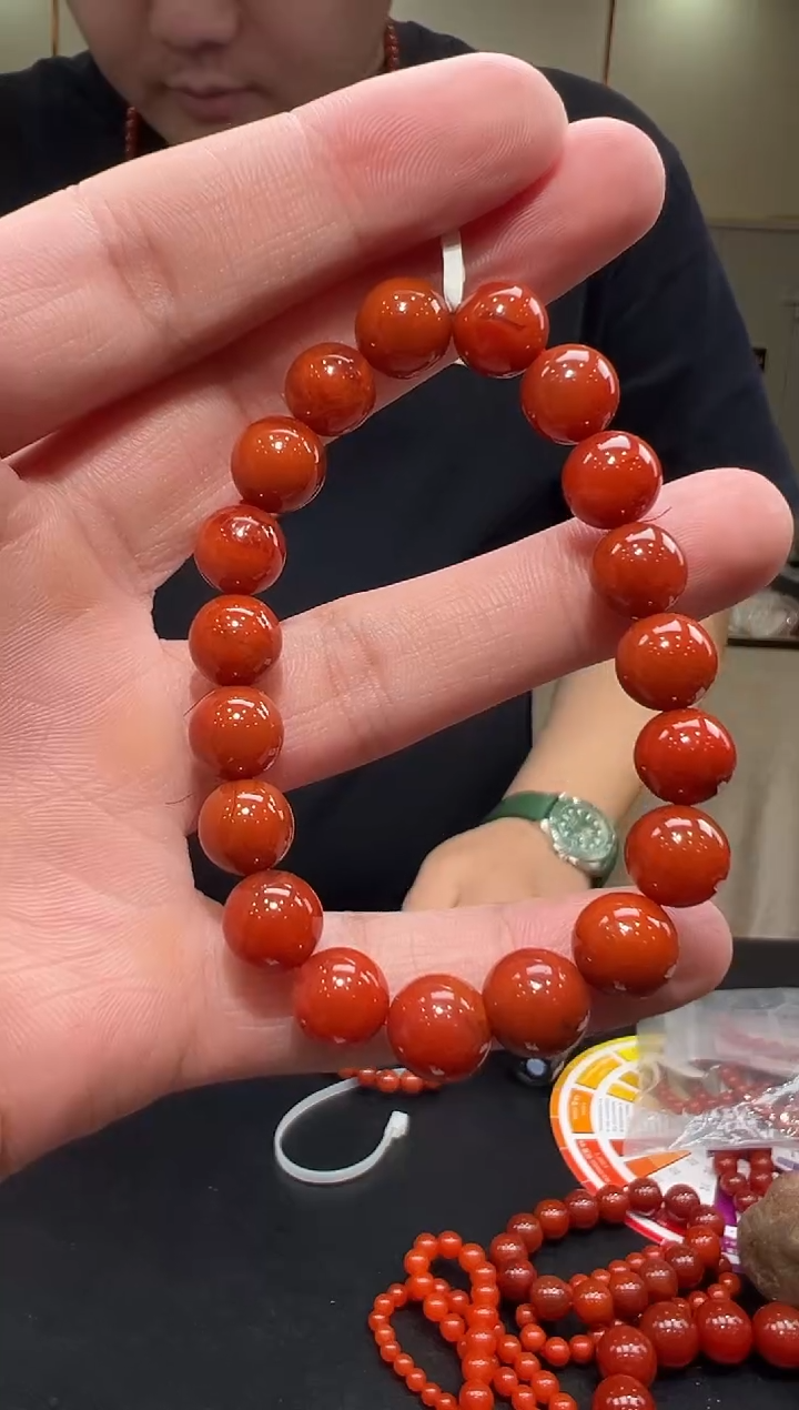 【闪购商品】南红玛瑙手链未镶嵌10mm/ht88315