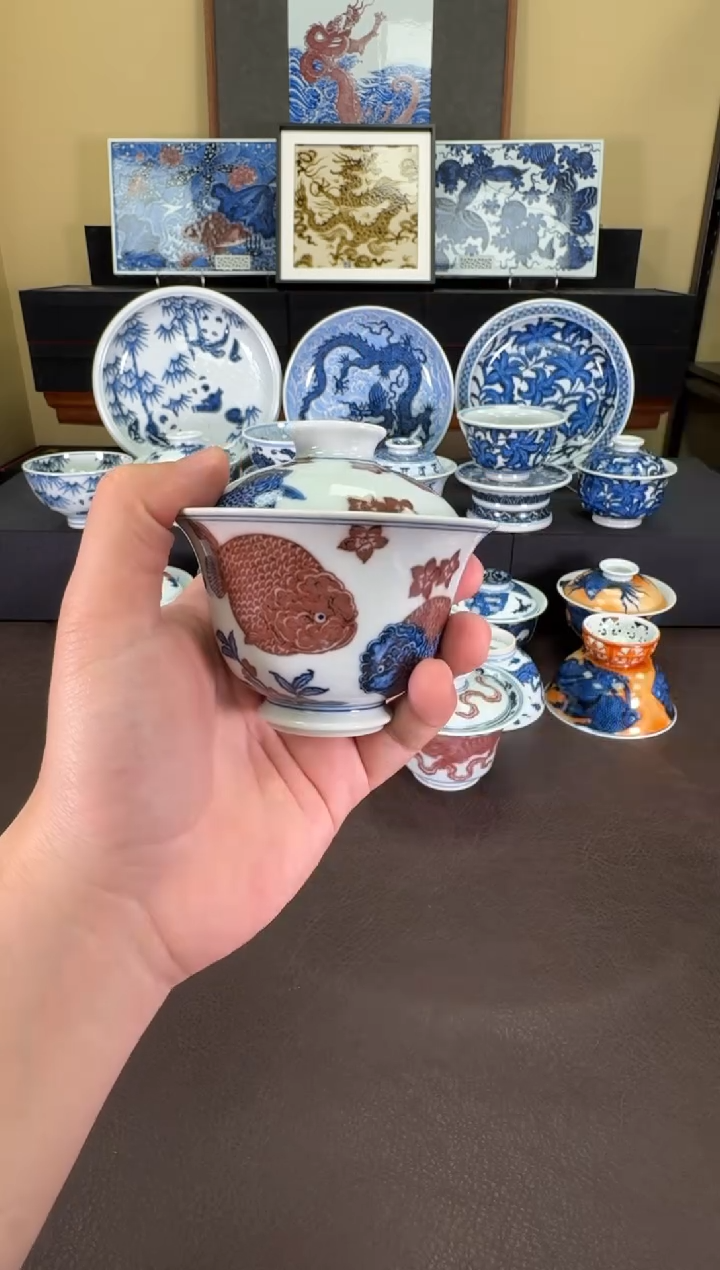 【闪购商品】又见春风兰寿铃铛盖碗