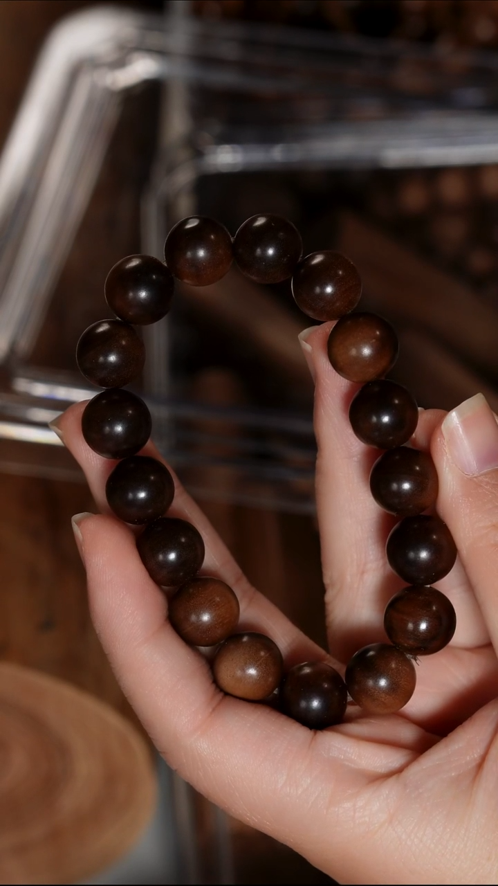 檀香木手串/手链B*老山檀香树心油1.2单圈