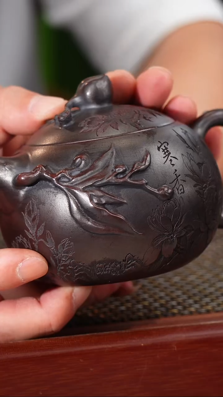 茶壶紫砂  宜兴紫砂原矿壶