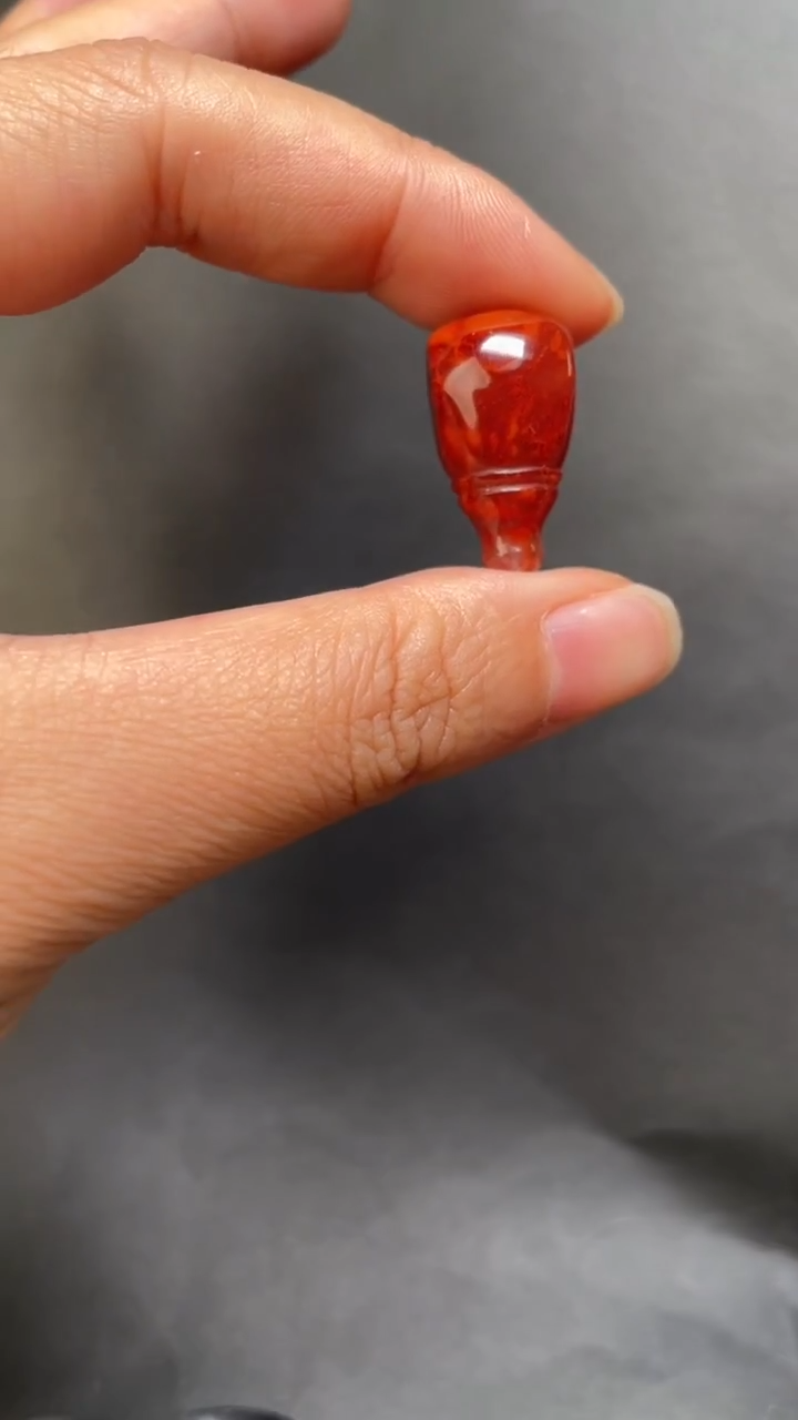 未镶嵌20南红玛瑙三通