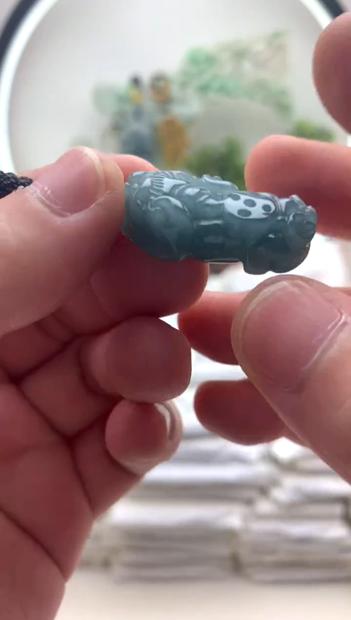 颈饰未镶嵌翡翠貔貅