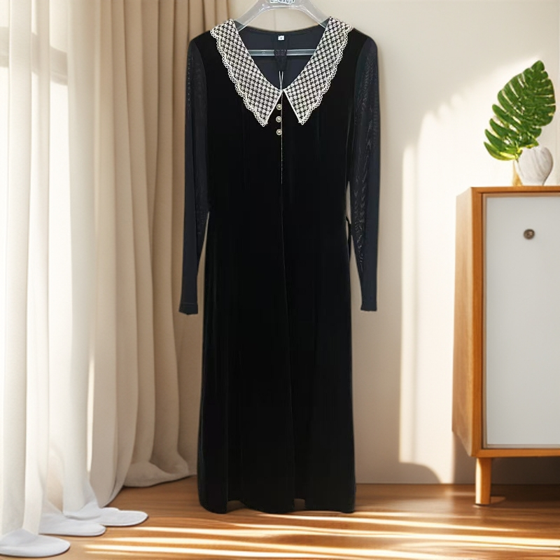 166#【木兮兮专属】2025年秋季新款气质显瘦百搭时尚中长款连衣裙