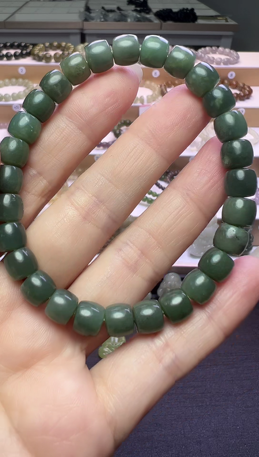 颈饰未镶嵌和田玉237号链接卡8mm有棉