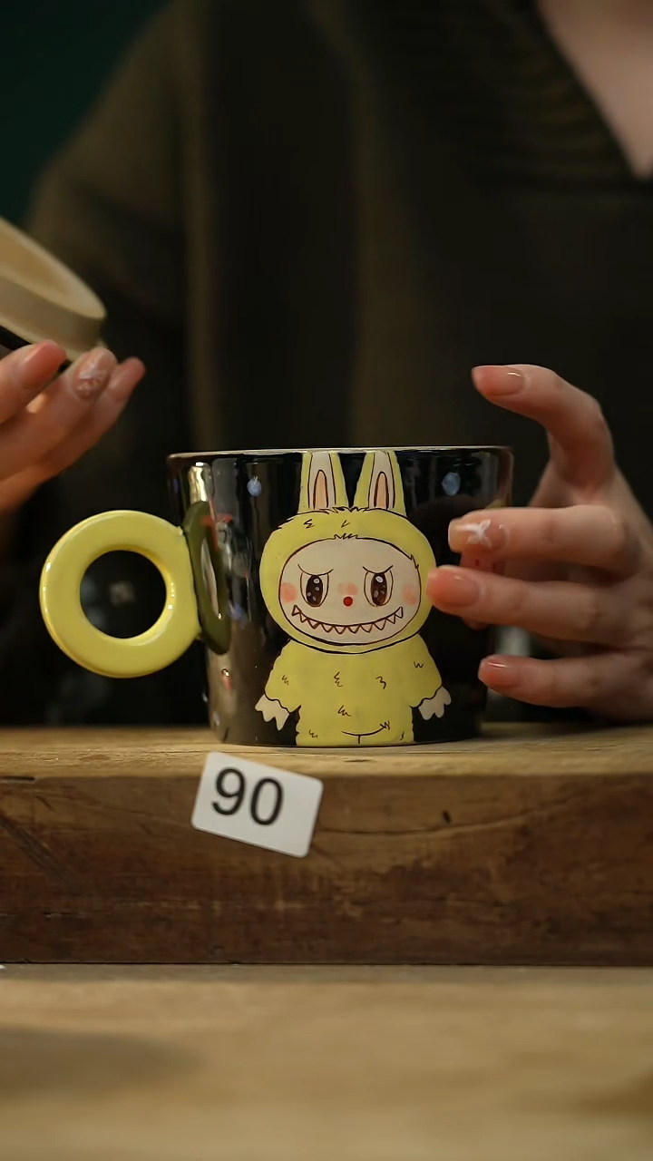 【闪购商品】瓷片新品！设计师款手绘/咖啡杯 乘以